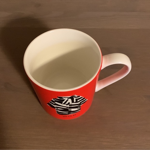 Kate Spade “Wild” Red and Black Ceramic Mug - Picture 6 of 7
